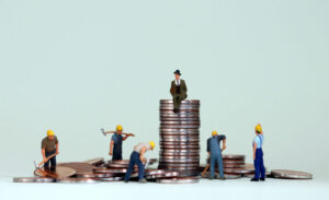 Invisible Inequality in Prosperous Societies